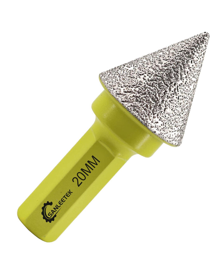 Diamant Fasenbohrer 20mm Fliesenfräser SANLEETEK - Anfasen, Formen, Vergrössern und Schleifen von Lö