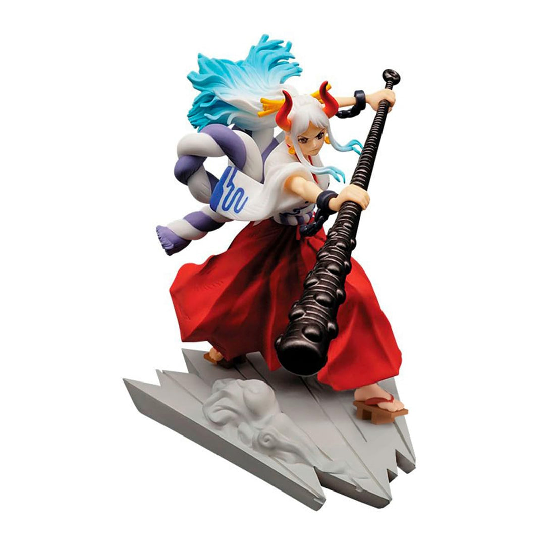 BANPRESTO Figur Statue One Piece Yamato Senkozekkei - Höhe 11cm - Mehrfarbig, Yamato