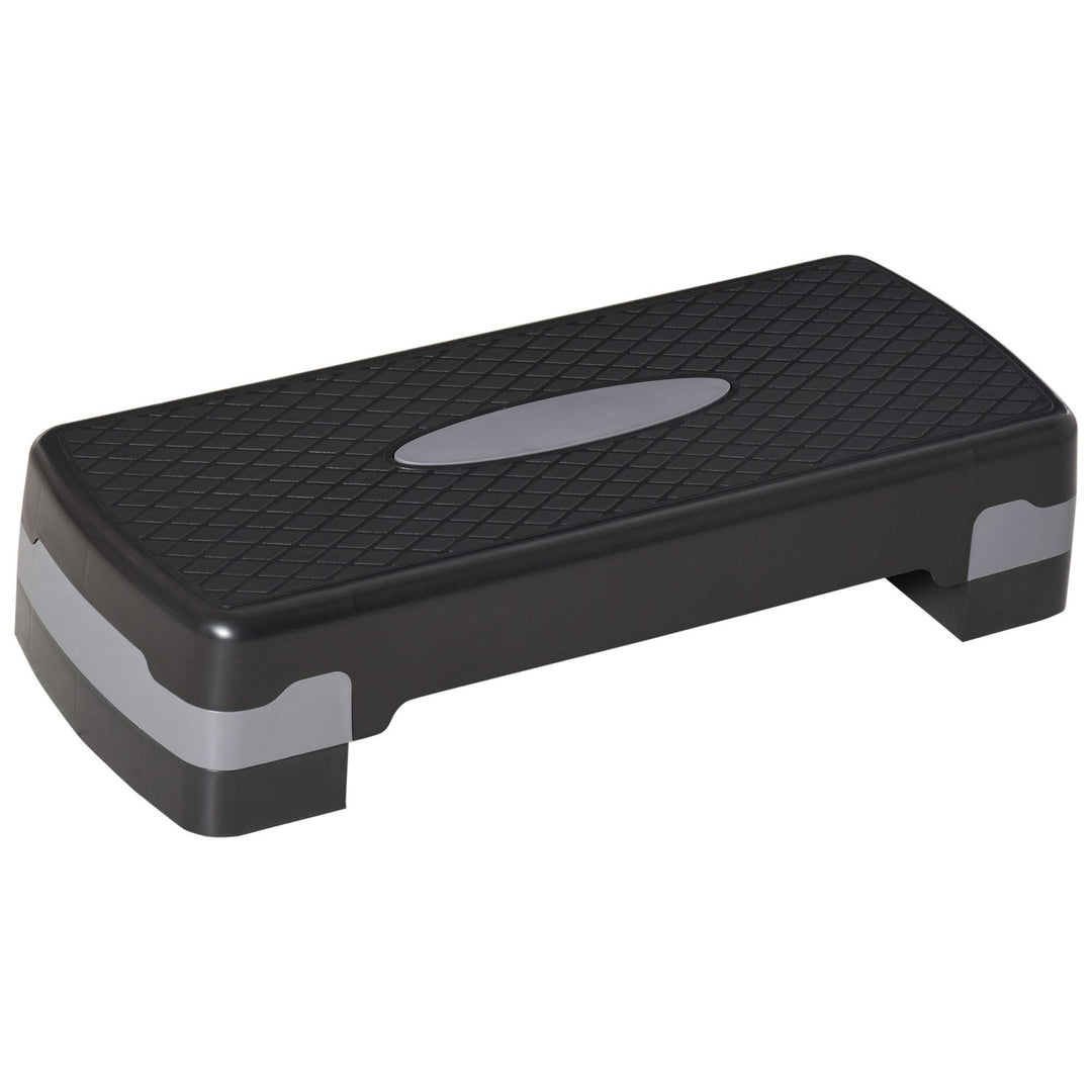 HOMCOM Aerobic Fitness Stepper höhenverstellbar 2 Ebenen rutschfeste Oberfläche PP 68 x 29 x 15 cm,