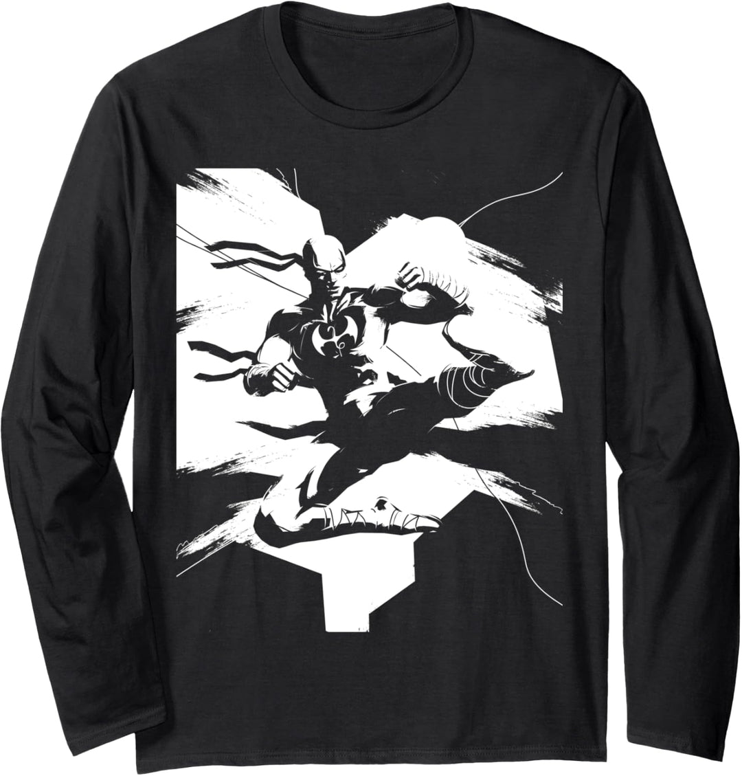 Marvel The Defenders Iron Fist Kick Langarmshirt
