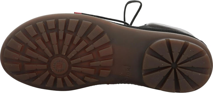 THINK! Herren Kong Leder Gefütterte Nachhaltige Stiefelette 41 EU 0000 Schwarz Kombi, 41 EU 0000 Sch
