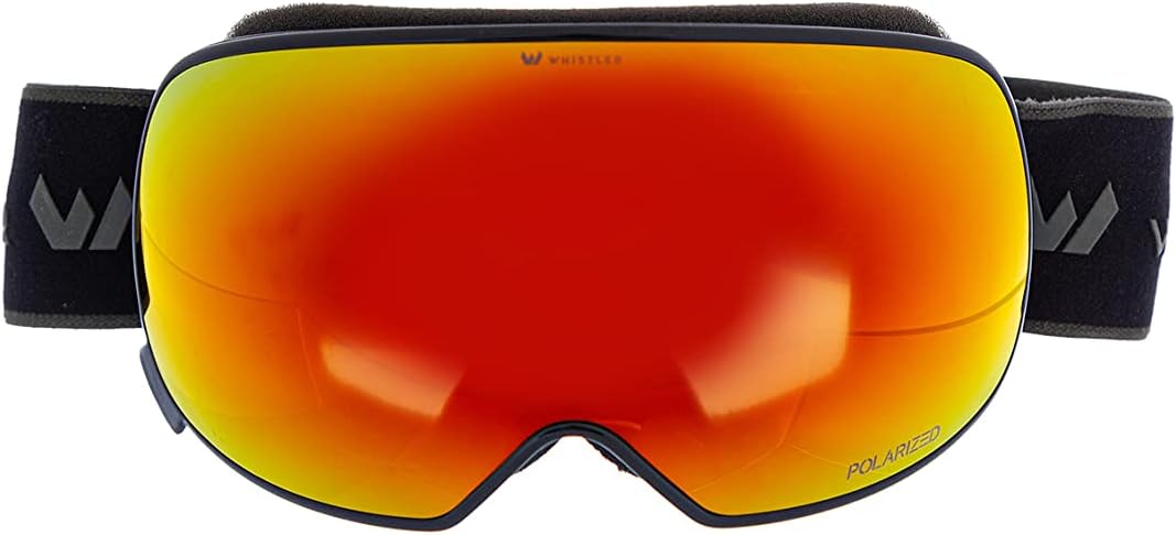 WHISTLER Unisex Skibrille WS9000 1001 Black Einheitsgrösse, 1001 Black Einheitsgrösse