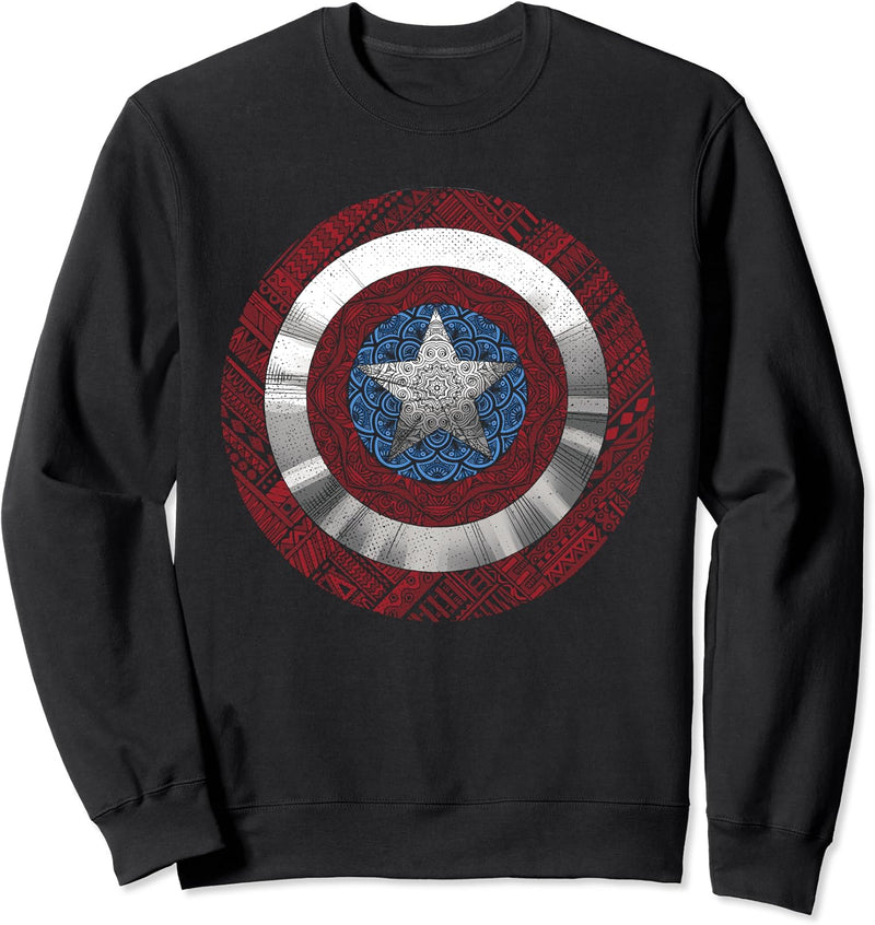 Marvel Captain America Ornate Shield C1 Sweatshirt