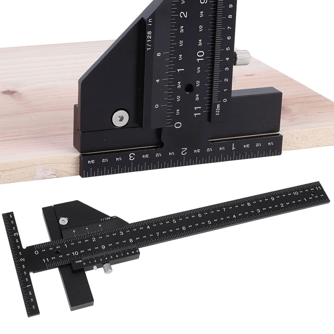 Lineal für die Holzbearbeitung, T-Quadrat-Lineal, T-Lineal aus Aluminiumlegierung, T-Lineal für die
