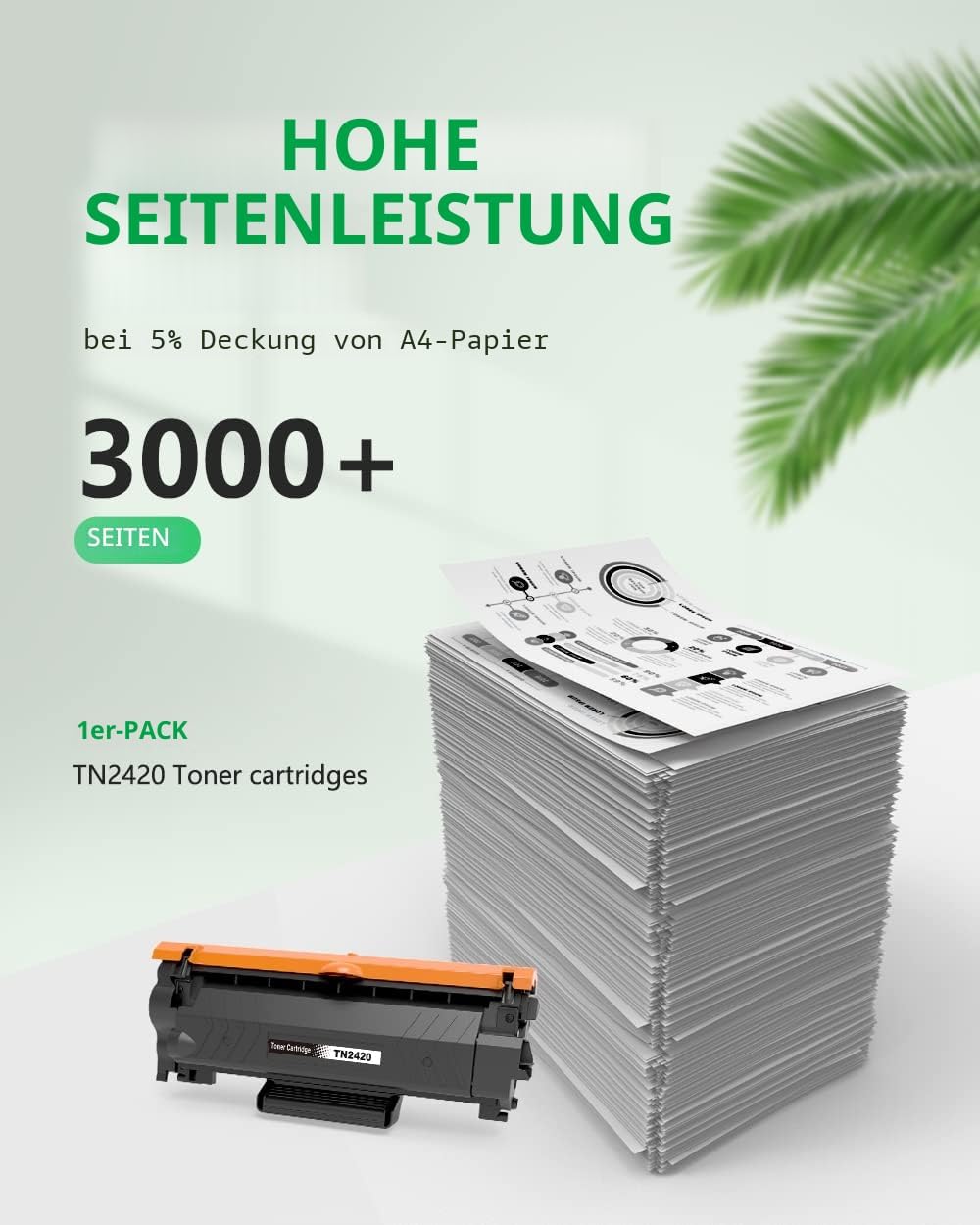 TN2420 TN-2420 Tonerkartusche kompatible für Toner Brother MFC L2710DW MFC-L2710DW HL-L2350DW MFC-L2