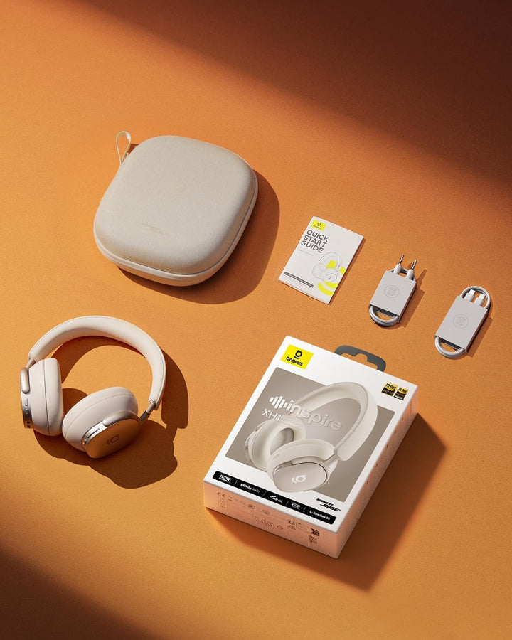 Baseus Inspire XH1 Over-Ear Kopfhörer mit Noise Cancelling, Sound by Bose, Cloud-Komfort, Dolby Audi