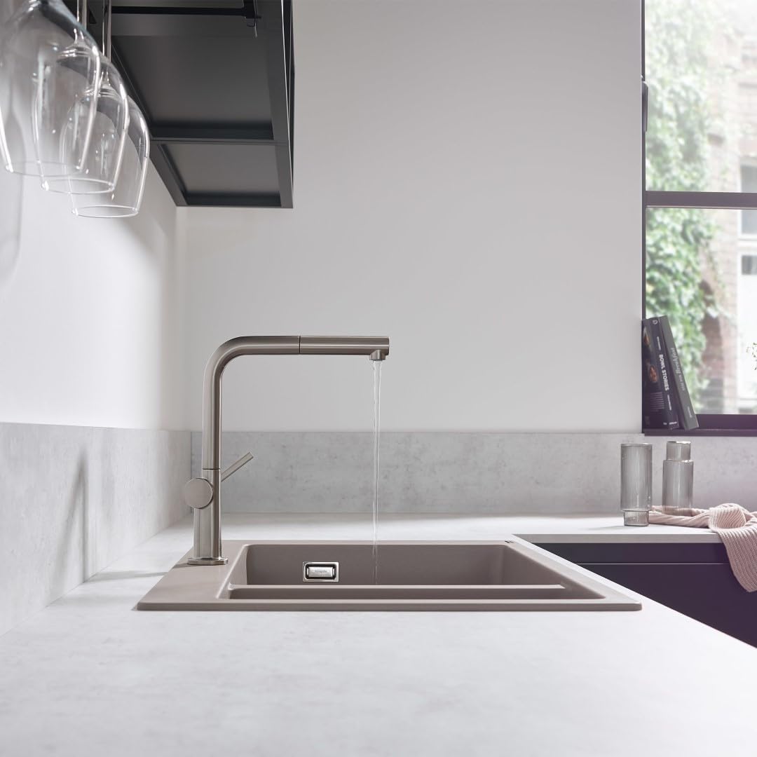 hansgrohe Küchenarmatur Talis M54, Wasserhahn Küche mit Auslauf Höhe 270 mm, 360° drehbar, 1 Strahla