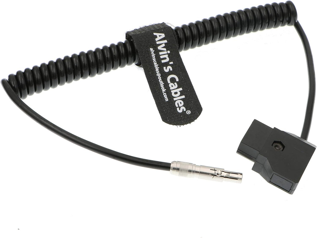 Alvin's Cables Odyssey 7 7q Monitor Spiral Kabel Original NSC3F 3 Pin Buchse auf D-Tap Spiralkabel,