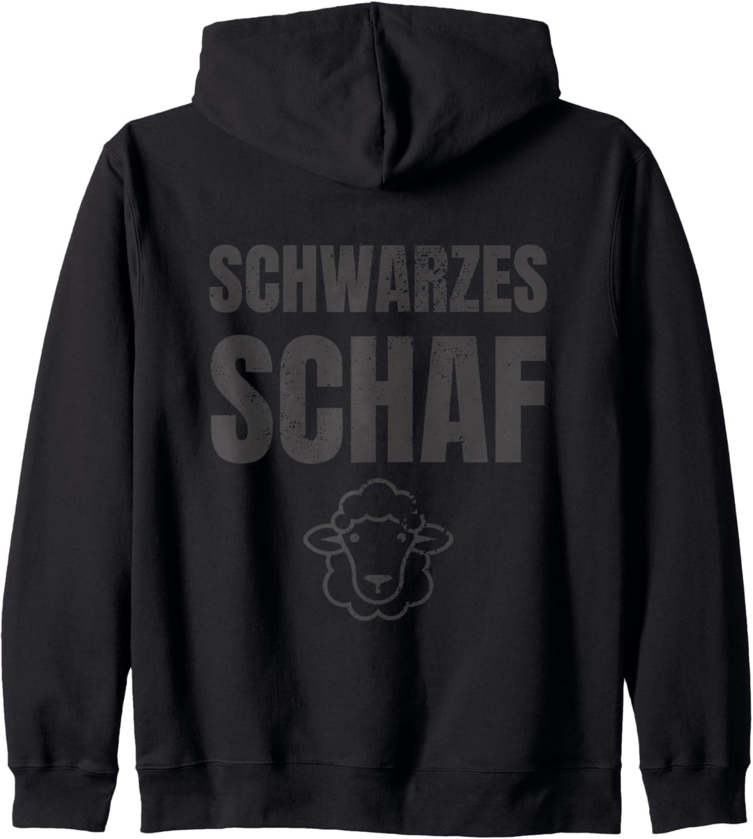 Schwarzes Schaf-Design für schwarze Schafe Kapuzenjacke