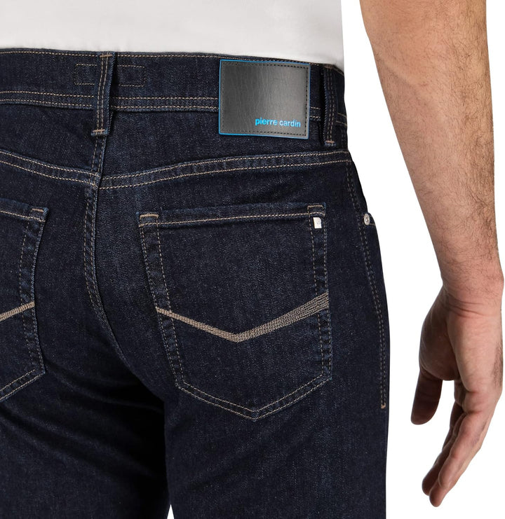 Pierre Cardin Lyon Future Flex Herren Jeans 31W / 32L Blue/Black Stonewash 8007 6801, 31W / 32L Blue