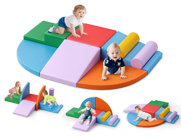 Schaumstoff Bausteine Kinder,Soft Play Softbausteine Klettern Riesenbausteine Motorik Grossbausteine