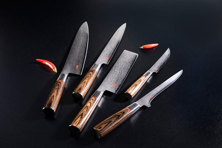 Suncraft Senzo Classic ID-04 Santokumesser 16,7 cm, VG10 67 Lagen, 61 HRC