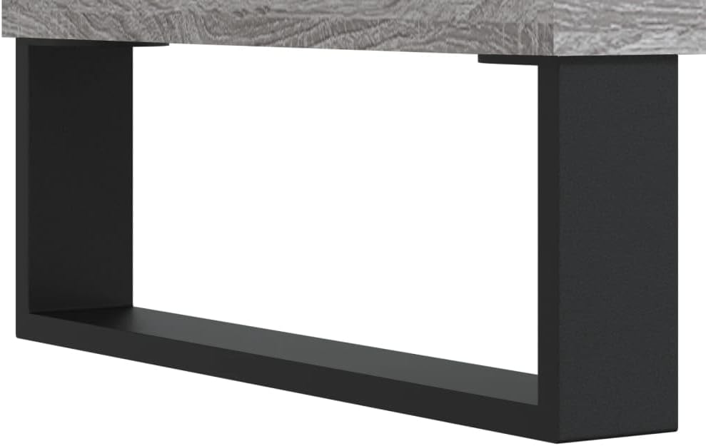 vidaXL Plattenschrank Grau Sonoma 74,5x38x48 cm Holzwerkstoff, Grau Sonoma