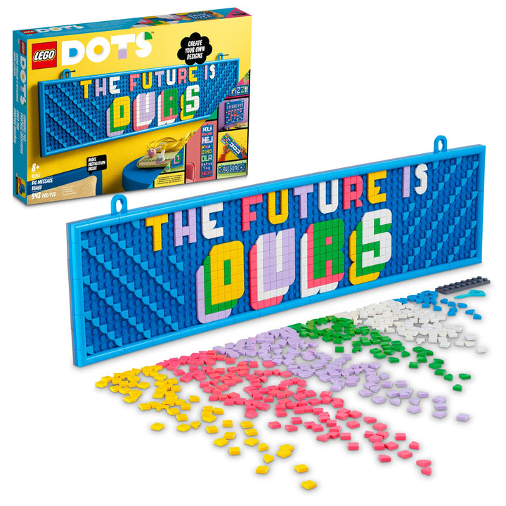 LEGO DOTS Big Message Board 41952 DIY Craft Decoration Kit; A Customizable Canvas Designed for Kids