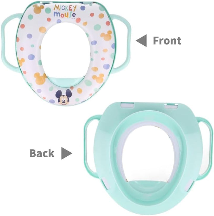Toilettensitz für Kinder Mickey Disney Universal-WC-Adapter mit Griffen Mickey Maus, Mickey Maus