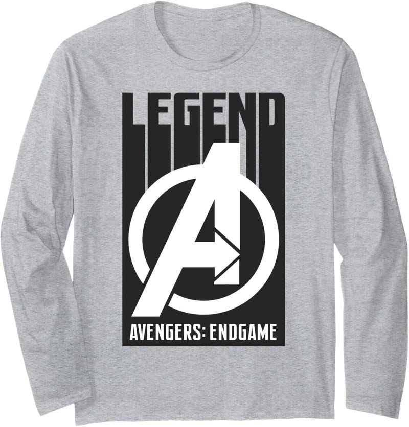 Marvel Avengers Endgame Legend Logo Langarmshirt