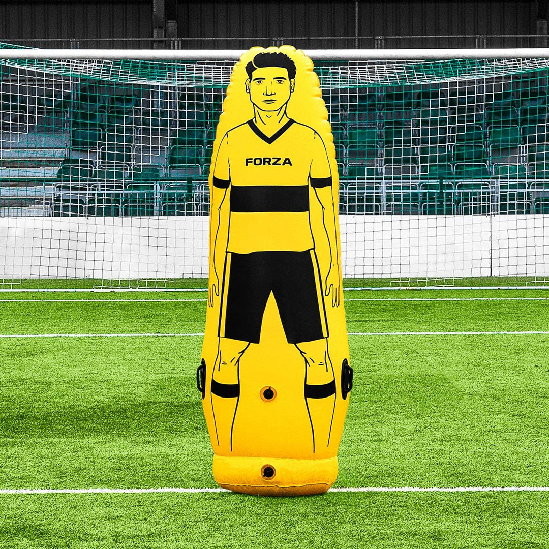 FORZA Profi Fussball Luft Dummies – aufblasbare Fussballtraining Freistossdummies | Standardsituatio
