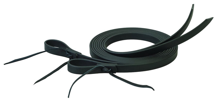 Weaver Leather Brahma Webb Split Zügel Schwarz, Schwarz