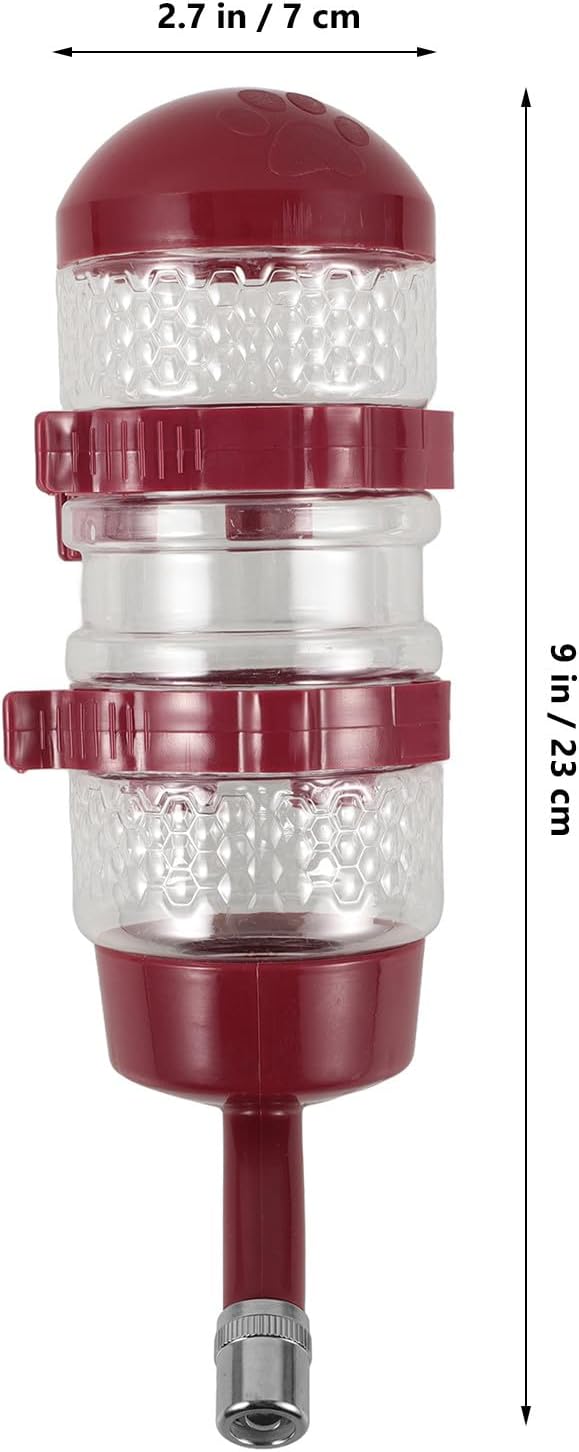 Hunde Wasserspender zum Aufhängen, Auslaufsicher, ca 500 Ml