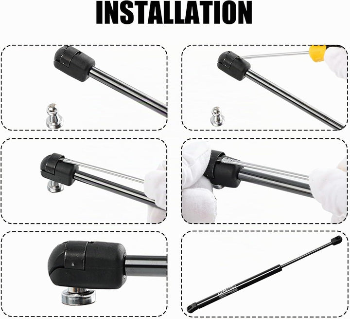 AUTOXBERT 2 Stück Heckklappendämpfer für Audi A3 8P, Gasfeder Heckklappe Dämpfer 8P4827552B 8P482755