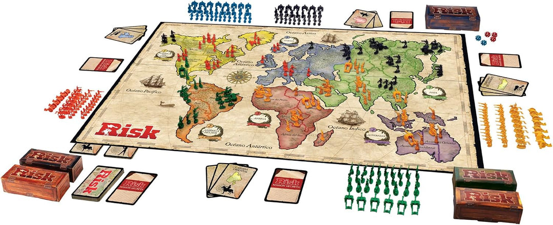 Hasbro Gaming Risk None Miscelanea Mehrfarbig Española, Española