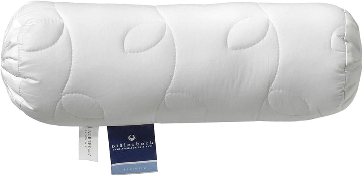Billerbeck Faserkissen | Belair | 40 x 15 cm | Nackenrolle | atmungsaktiv | 100% Baumwolle | bis 60°