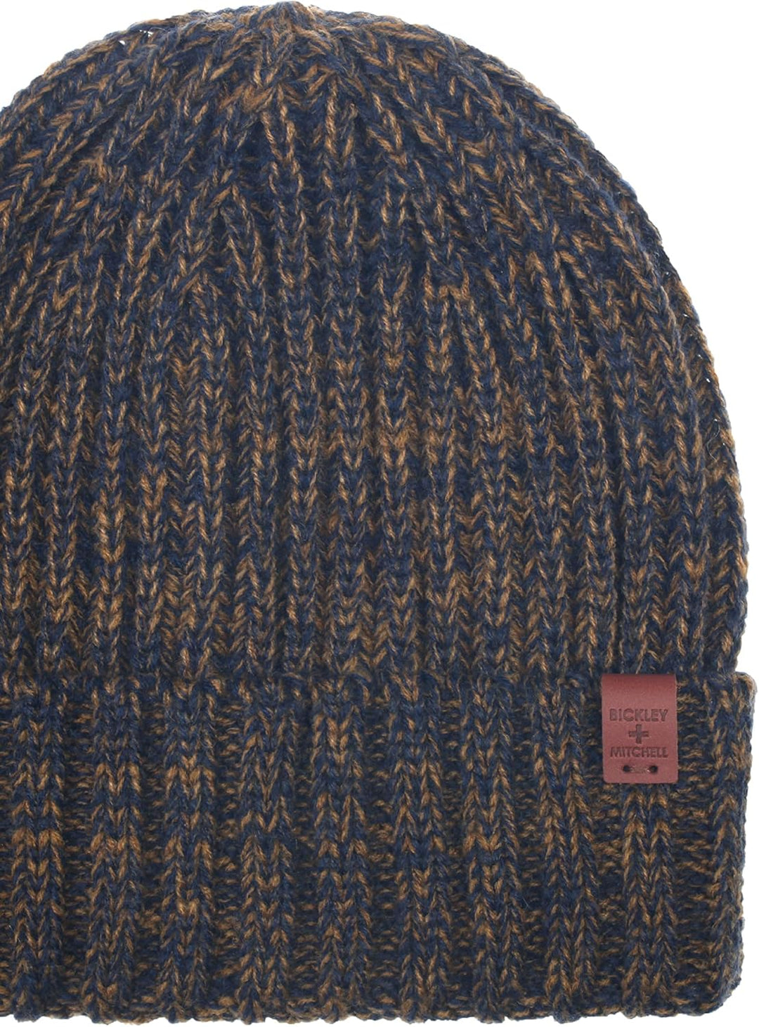 BICKLEY + MITCHELL Men's Basic Rib Mens 1003-01-10-187 Beanie Hat, Camel Twist, One Size