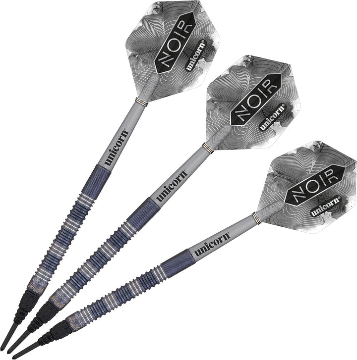 Unicorn Soft Darts Noir James Wade 90% Tungsten Softtip Darts Softdart Hochwertiger Tungsten Dart Da