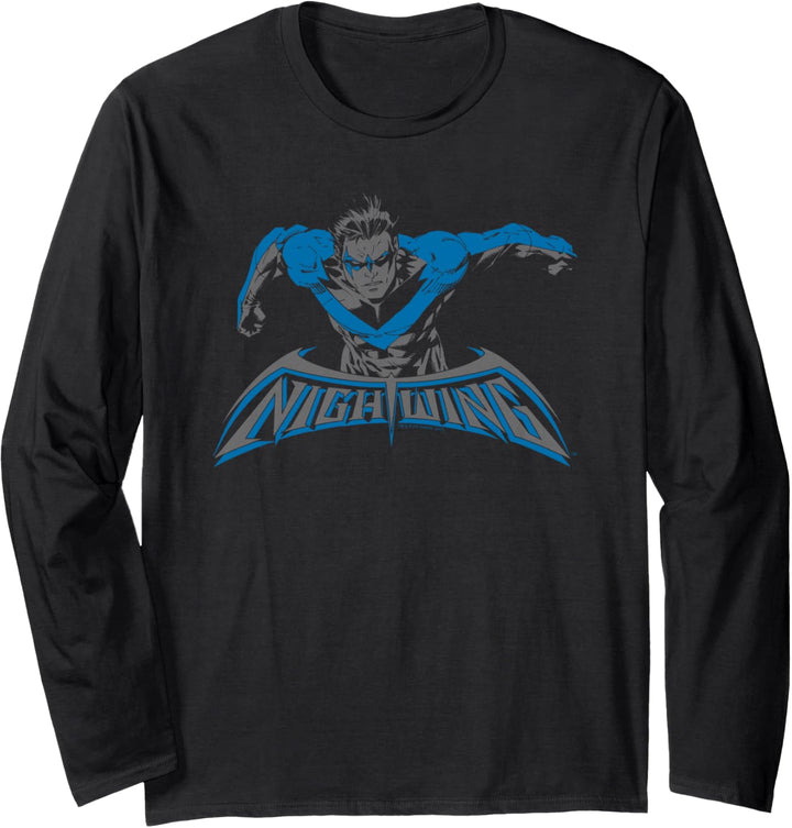Batman Nightwing Wing of the Night Langarmshirt