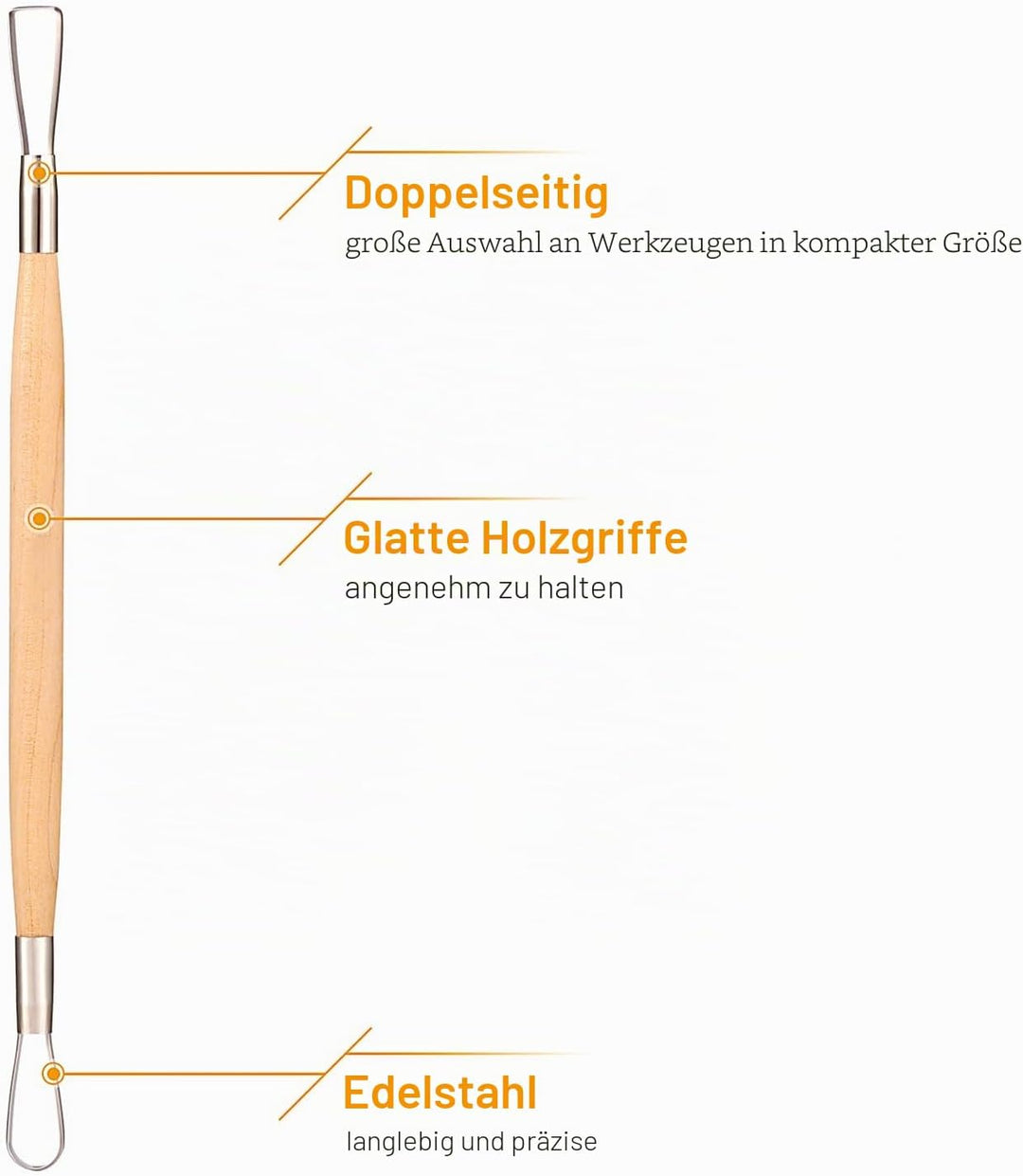 Magicfly Töpferwerkzeug, 45 Stück Modellierwerkzeug Clay Keramik Sculpting Ton Werkzeug mit eine Auf