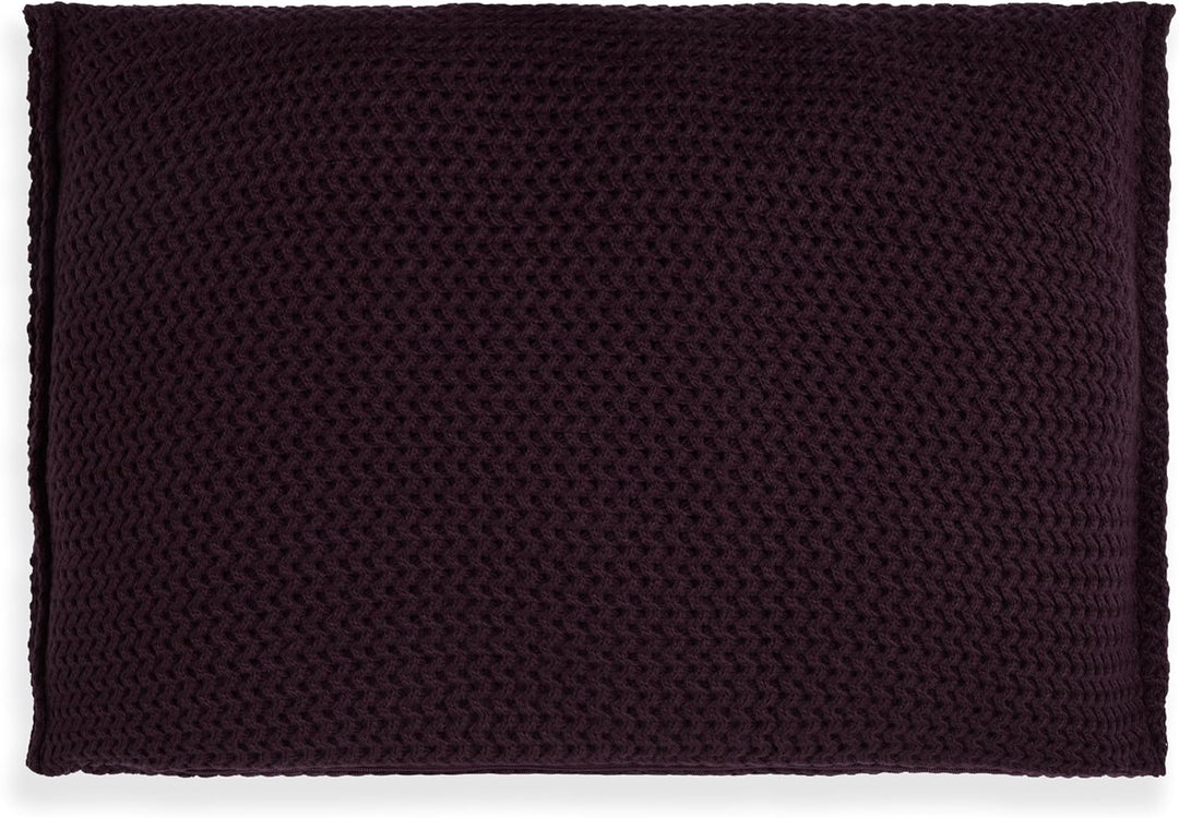 Knit Factory - Maxx Kissen - Aubergine - 60x40 cm