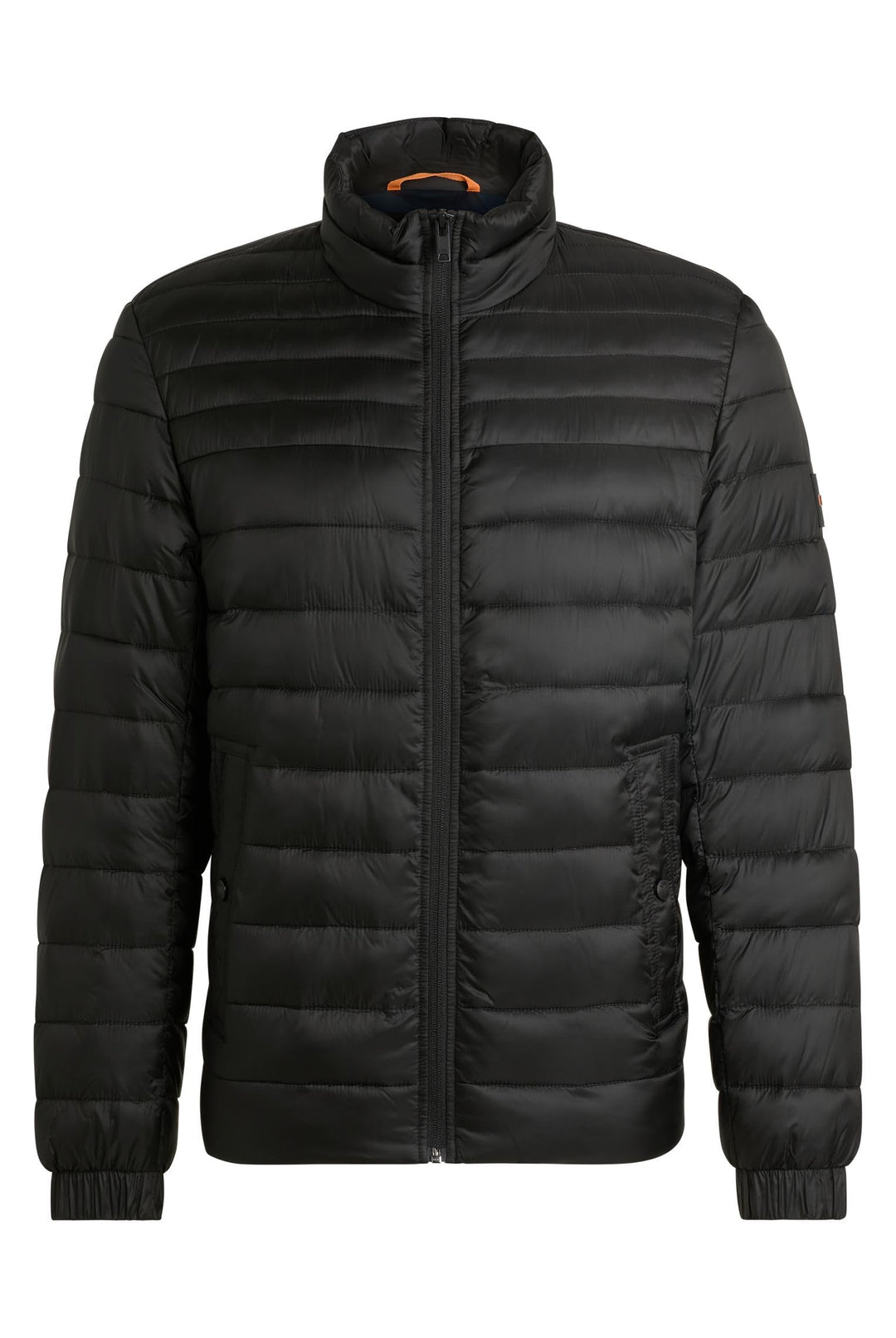 BOSS Herren Oden1 Wasserabweisende Steppjacke mit Logo-Aufnäher 58 Black1, 58 Black1