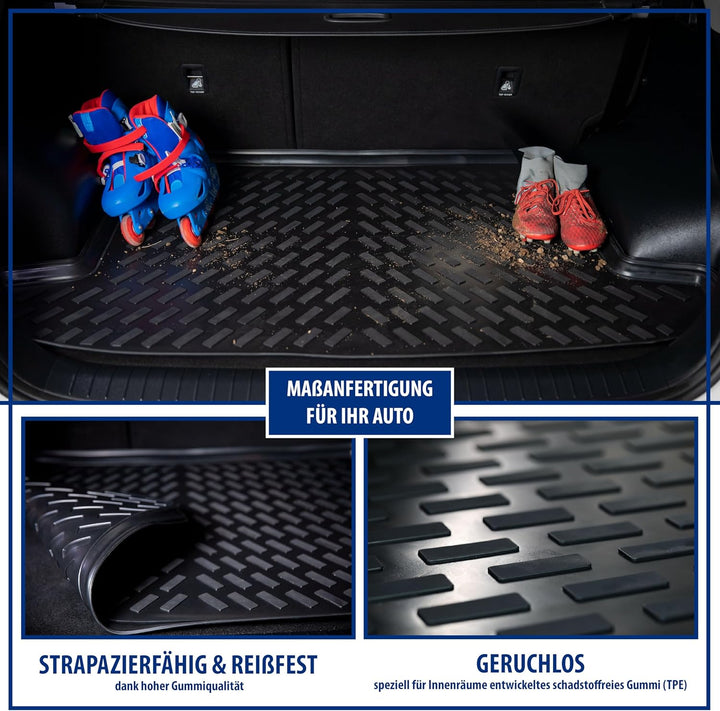 ELMASLINE 3D Gummimatten & Kofferraumwanne Set für Mercedes B-Klasse W247 2019-2025 | Zubehör Fussma