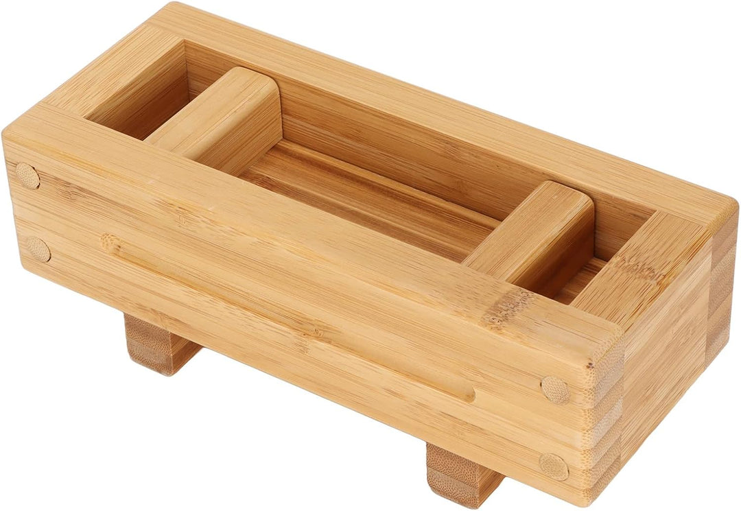 TOPINCN Hölzerne Sushi Pressform, Rechteckige Sushi-Pressmaschine, Japanische Sushi-Nigiri-Maker-For