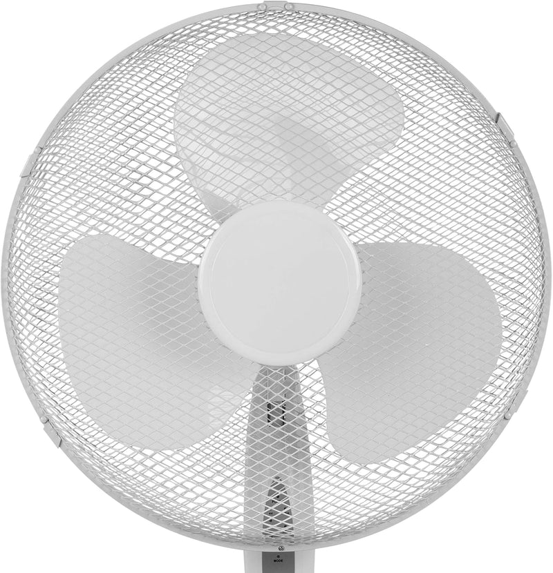 Tristar VE-5898 Standventilator – 40 cm – Fernbedienung – Timer- Weiss, VE-5898