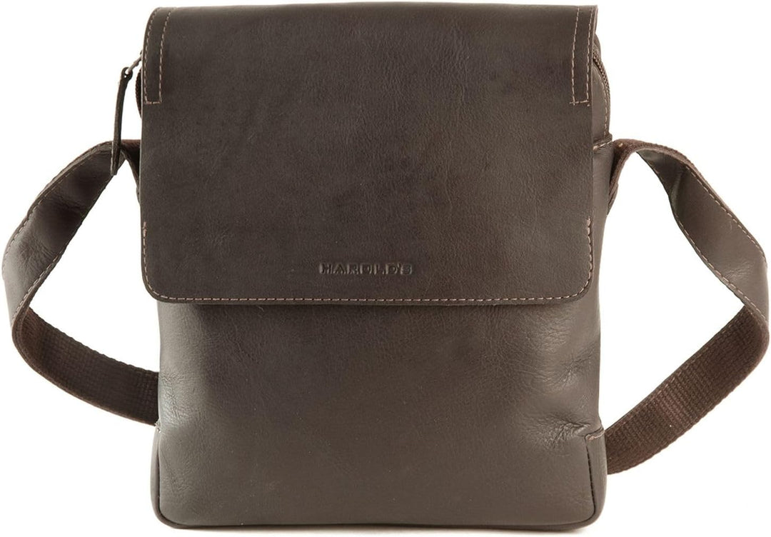 Harold's Crossbag Umhängetasche Leder 22 cm