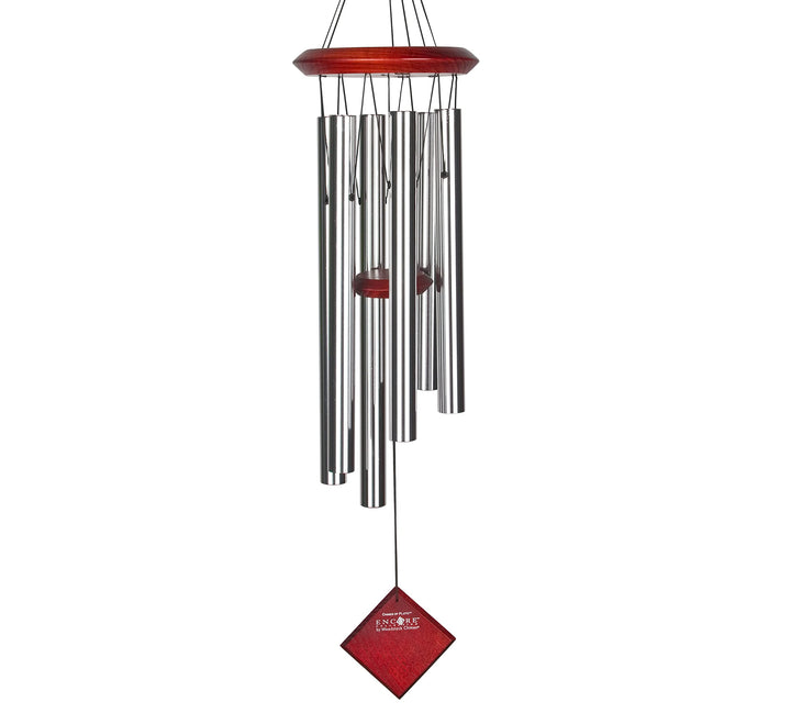 Woodstock Encore Collection Windspiel Chimes of Pluto, silber Silber 68,6 cm, Silber 68,6 cm