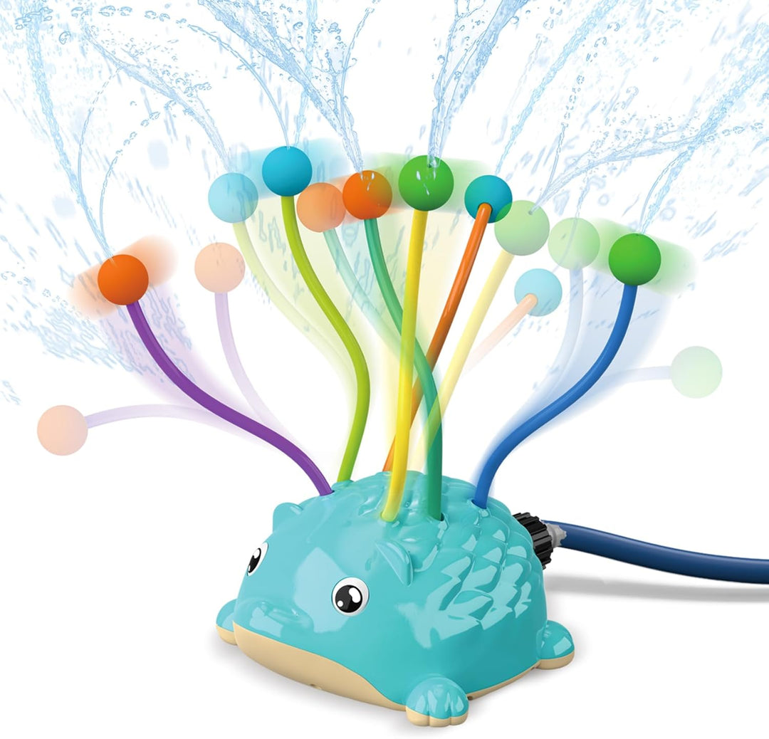 2-in-1-Wassersprinkler-Spielzeug für Erwachsene, Bewässerungsspielzeug für den Garten im Freien mit