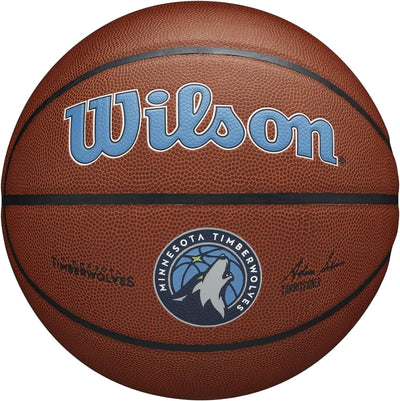 Wilson Unisex-Adult NBA Team Composite Basketball 7 Minnesota Timberwolves, 7 Minnesota Timberwolves