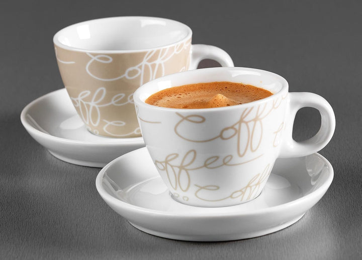 Ritzenhoff & Breker Espresso-Set Cornello, Creme, 80ml, 2 Stück (1er Pack) Creme Espresso, Creme Esp