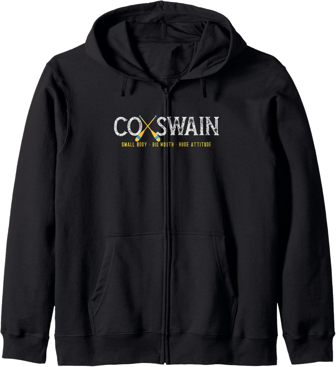 Rowing Crew Coxswain Steersman - Small Body Huge Mouth Kapuzenjacke