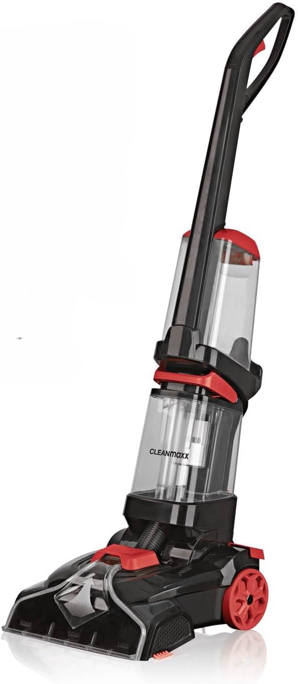 CLEANmaxx Teppich- & Hartbodenreiniger PRO zum Waschen, Auffrischen und Absaugen von Teppichen, Ausl