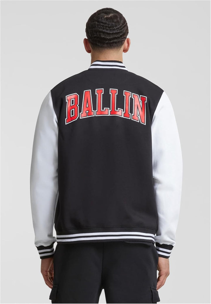 Mister Tee Herren Ballin 23 College Jacket, S