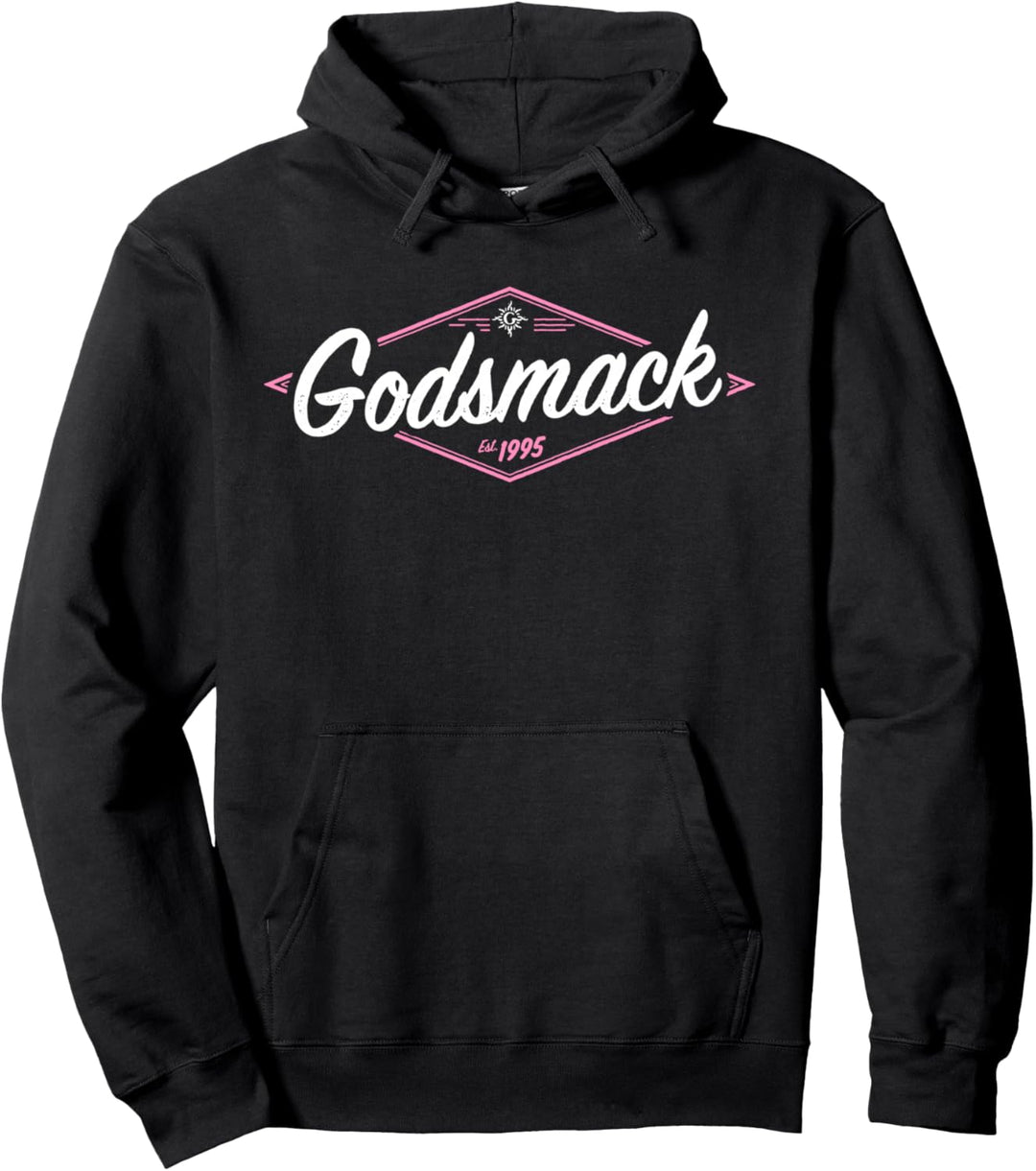 Godsmack – Pink Logo On Black Pullover Hoodie