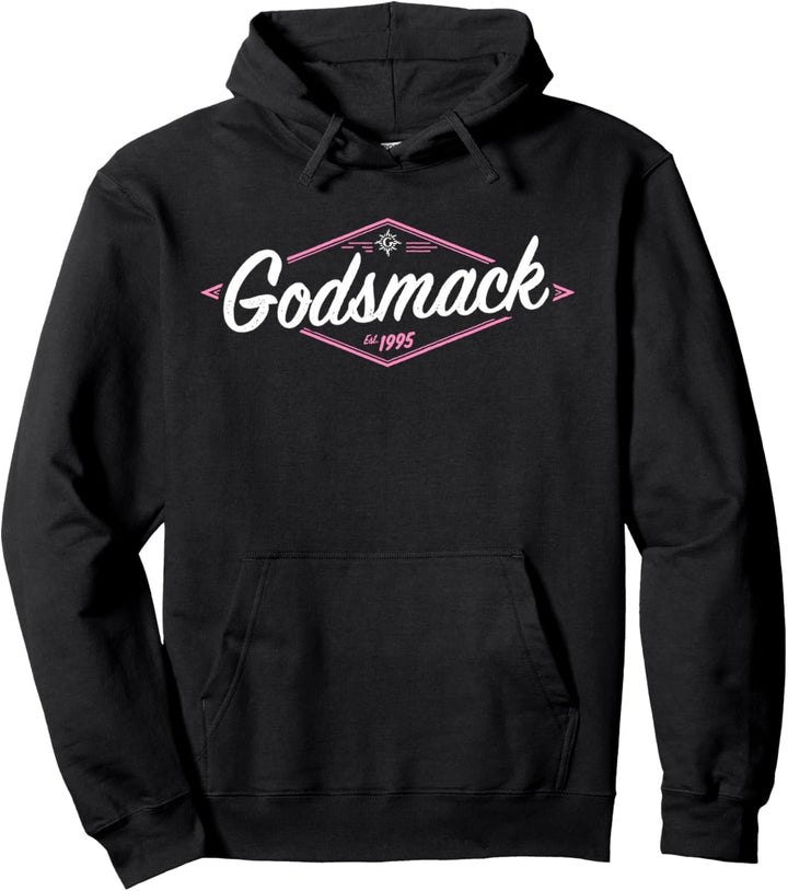Godsmack – Pink Logo On Black Pullover Hoodie