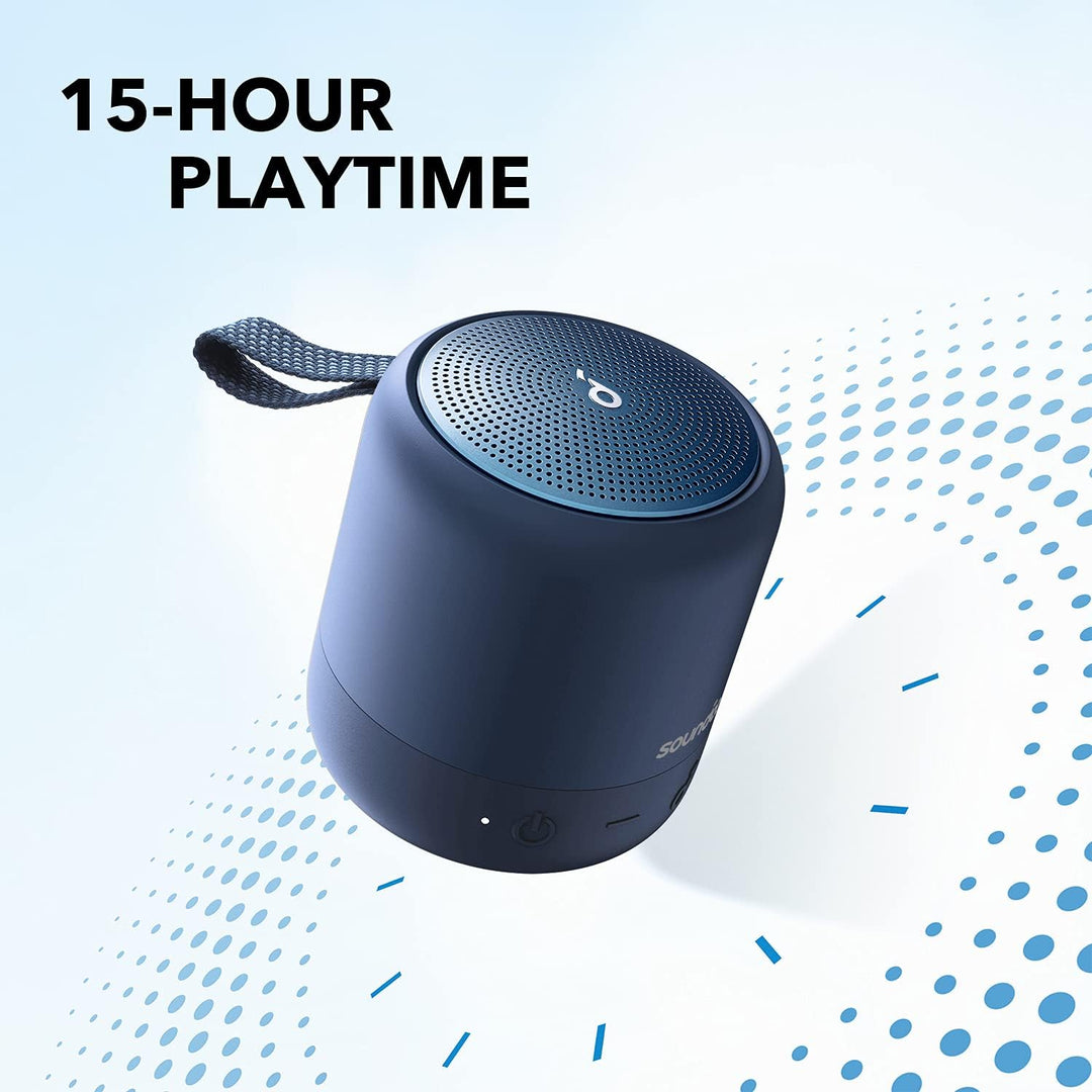 soundcore Anker Mini 3, Bluetooth-Lautsprecher mit BassUp und PartyCast Technologie, USB-C, Wassersc