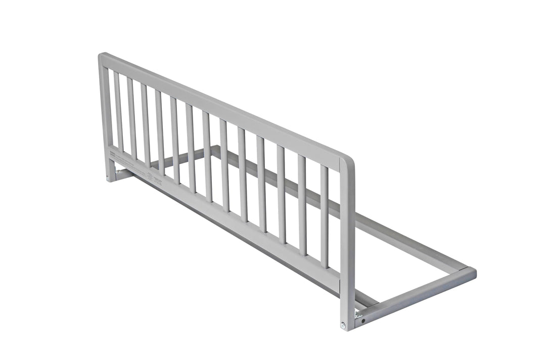 Safetots Holzbettschutz, Grau, 38cm hoch x 110cm breit, Bettgitter, Sicheres Kinderbettgeländer, Vor