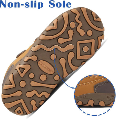 Mishansha Kinder Outdoor Winterschuhe Warm Gefüttert Winterstiefel, Gr.24-38 30 EU Tortilla Braun, 3