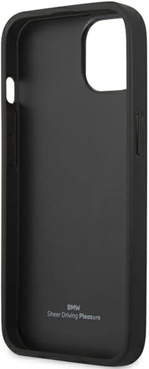 BMW BMHCP13MRSPPR Hülle für iPhone 13 6,1" rot Leather Curve Perforate