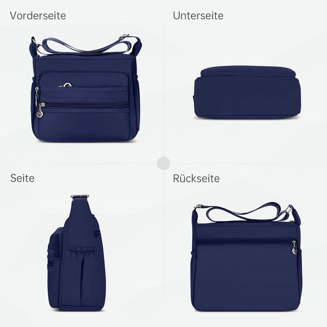 DIRRONA Damen Umhängetasche Casual Gross Kapazität Schultertasche Wasserdicht Damen Reise Arbeit Läs